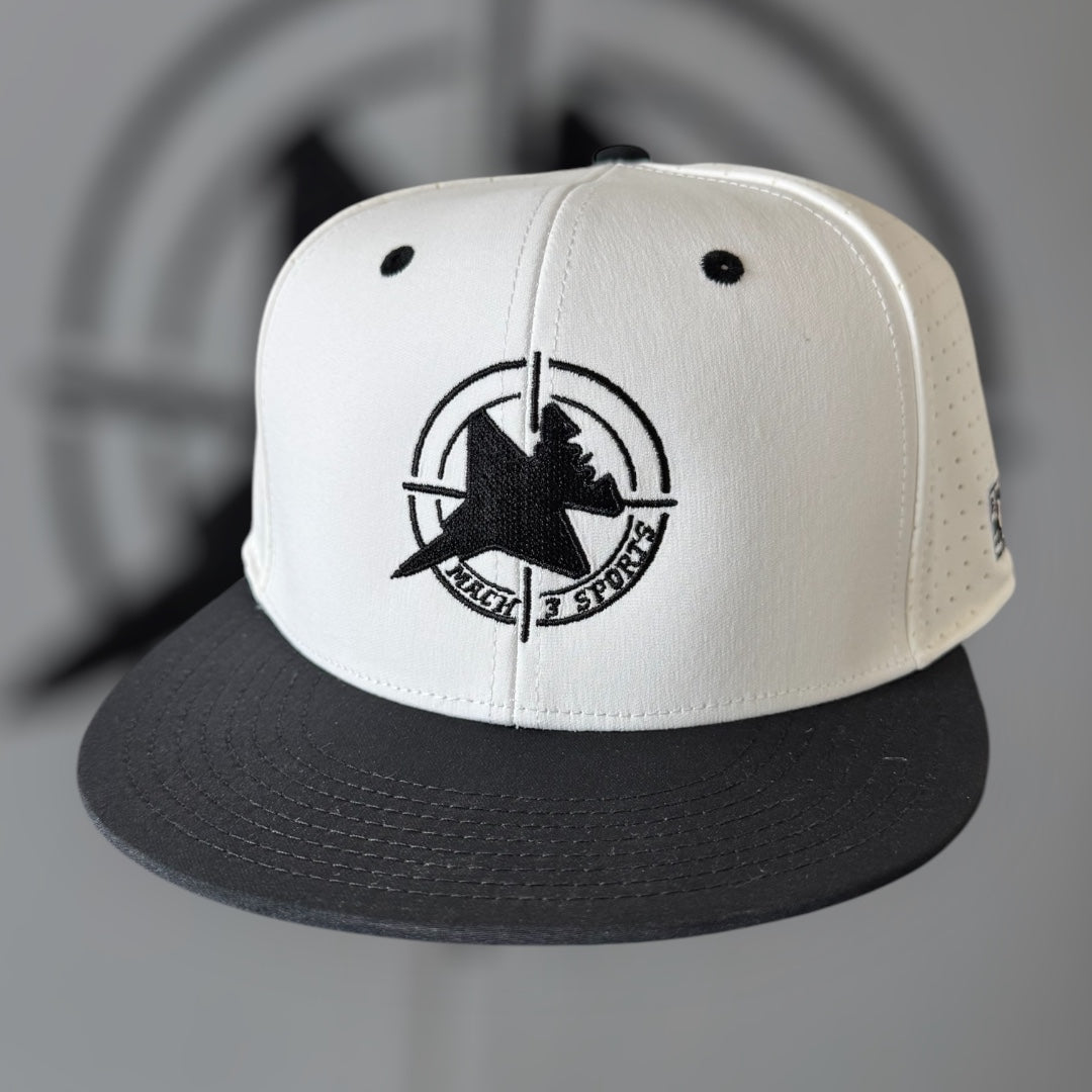 White and Black Fitted