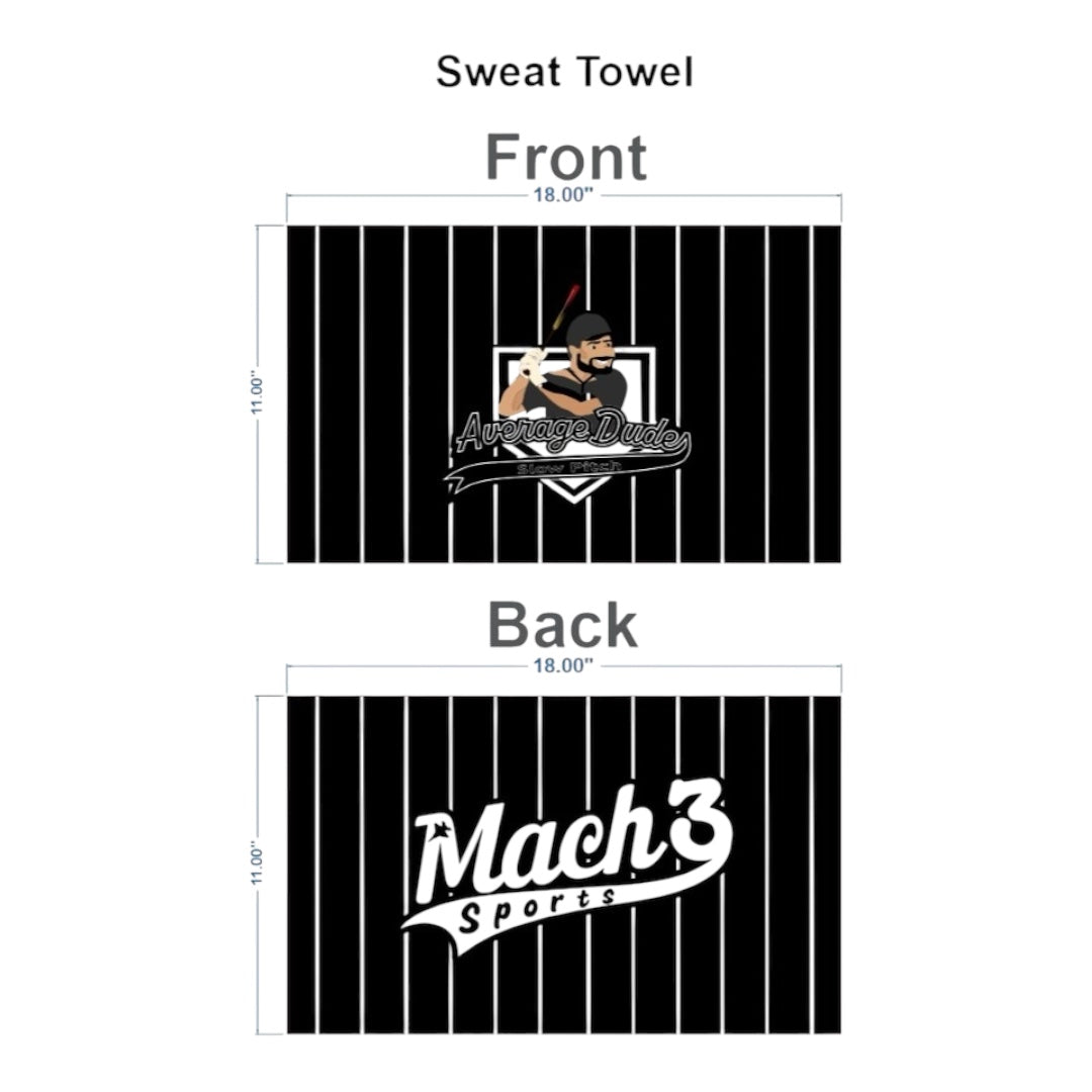 ADS Sweat Towel Black Pinnies