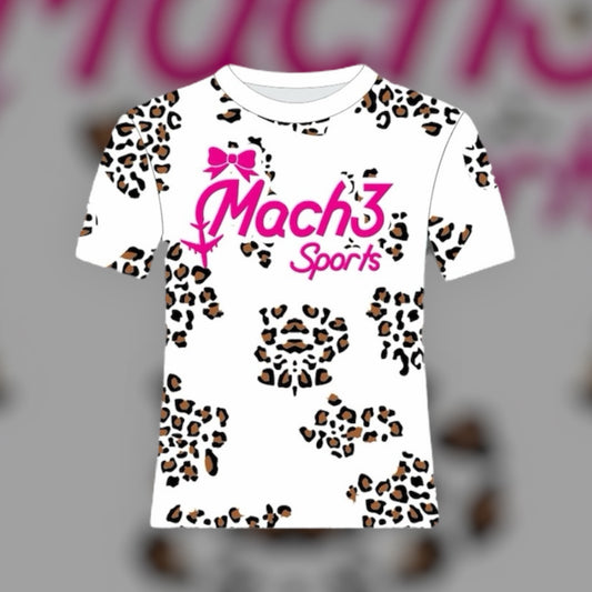 White & Pink Cheetah Jersey