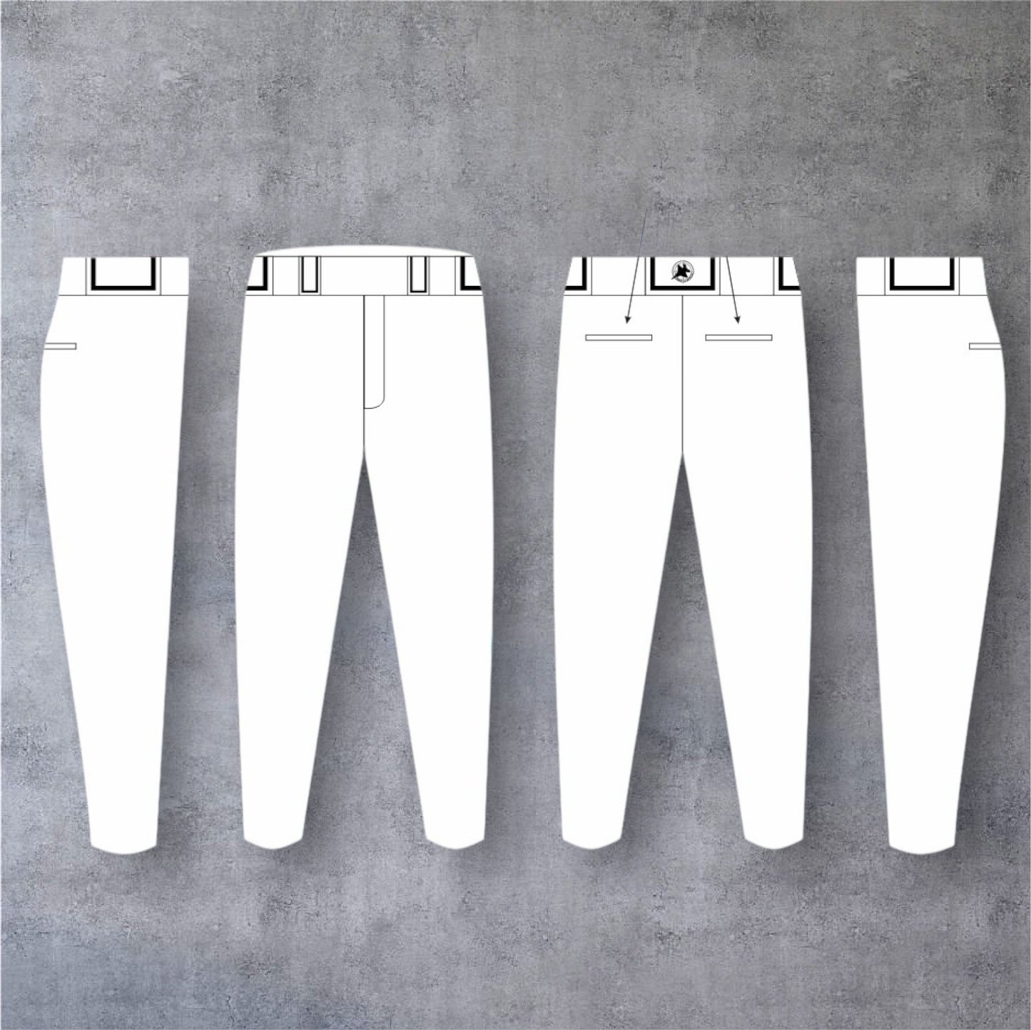 Softball/Baseball Pants White