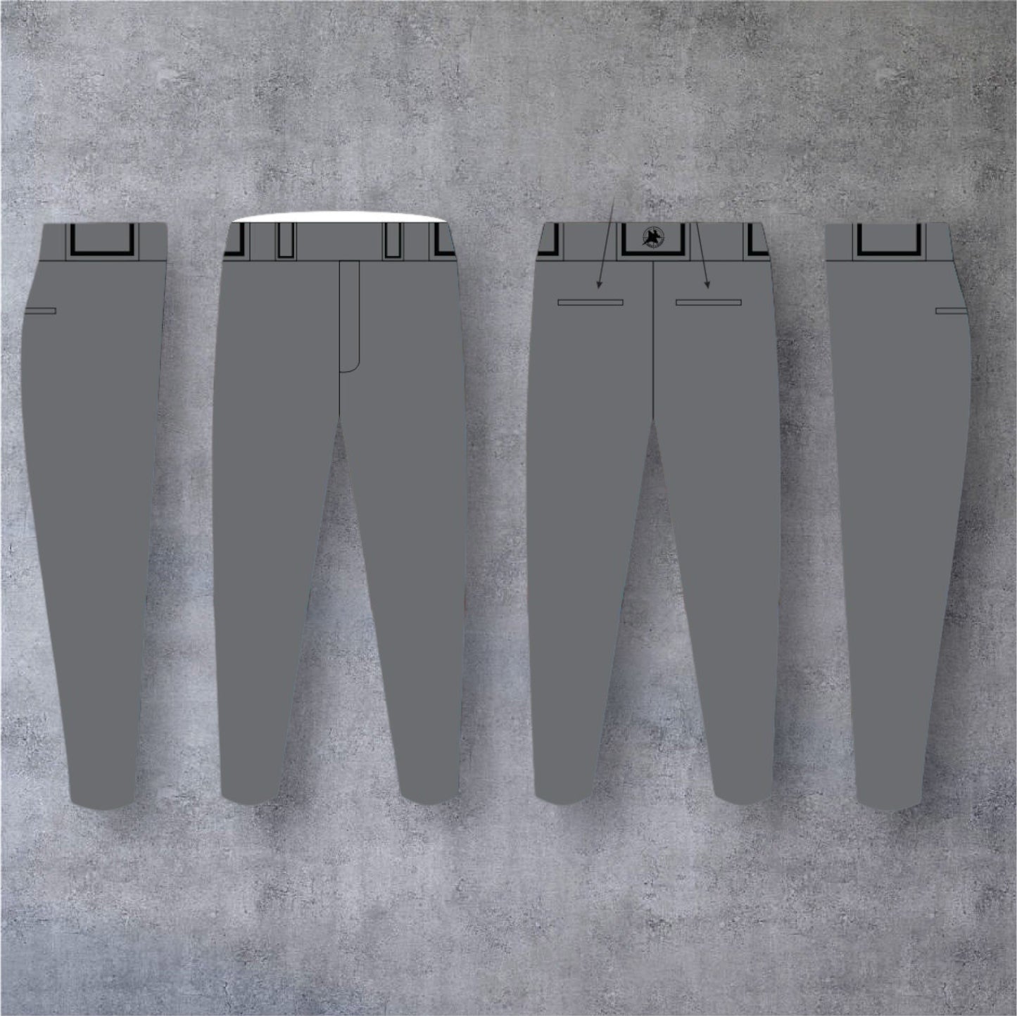 Softball/Baseball Pants Grey